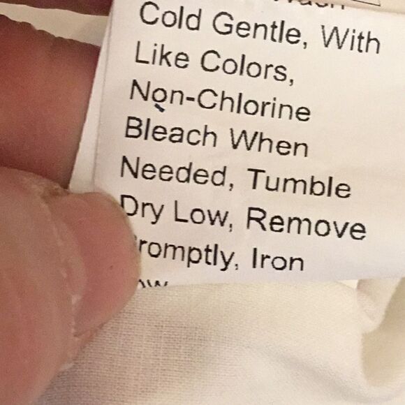 NWOT shorts jumpsuit in whit linen look material in size small by SHEIN - Picture 11 of 11